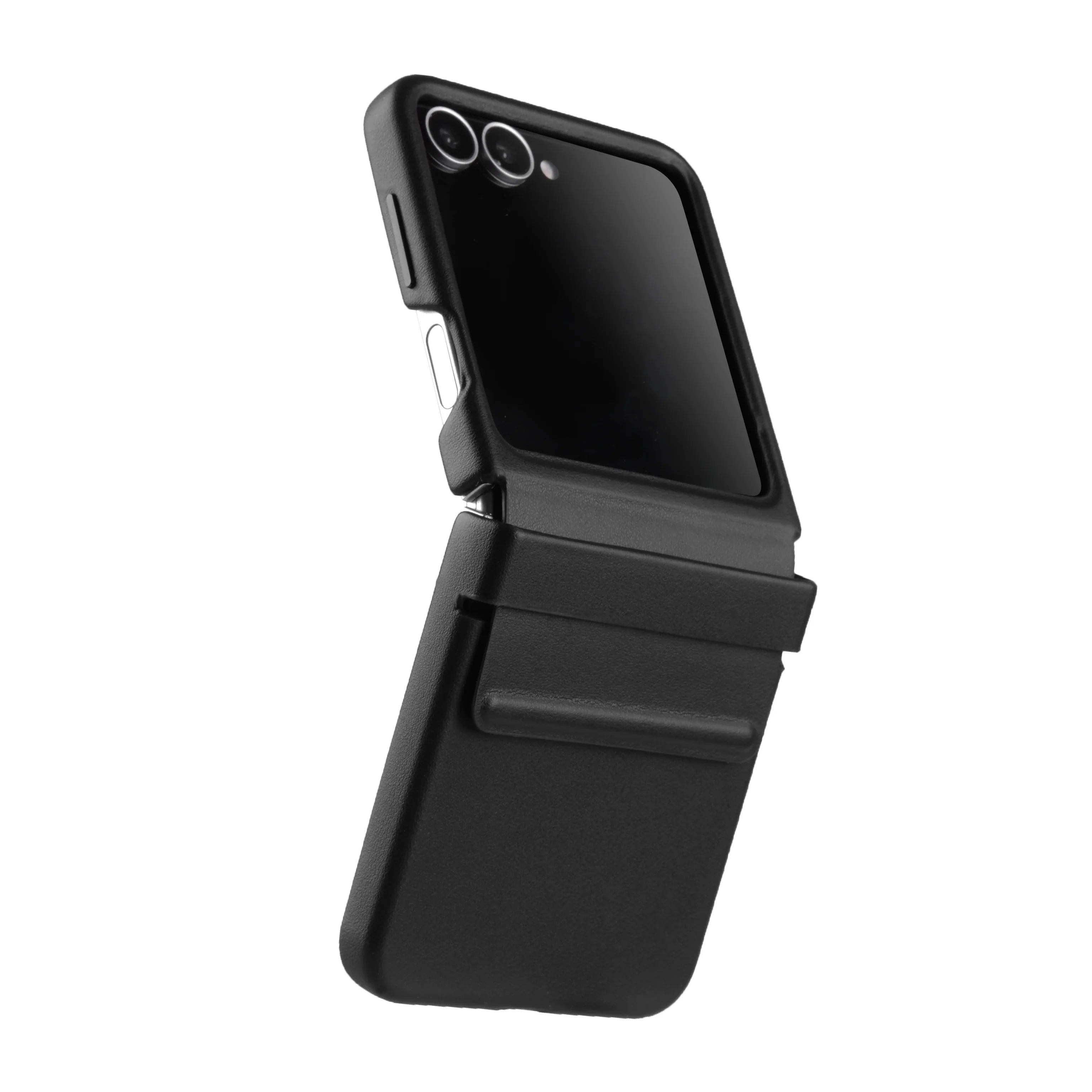 Melkco Galaxy Z Flip6 Origin Series PU Leather Regal Snap Cover - Black - Tashqila Melkco Galaxy Z Flip6 Origin Series PU Leather Regal Snap Cover - Black - Tashqila